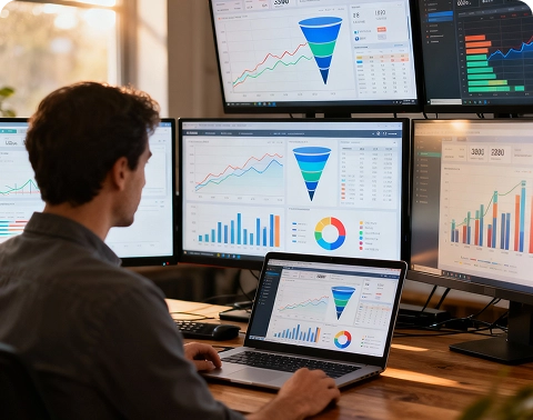 Custom analytics dashboard