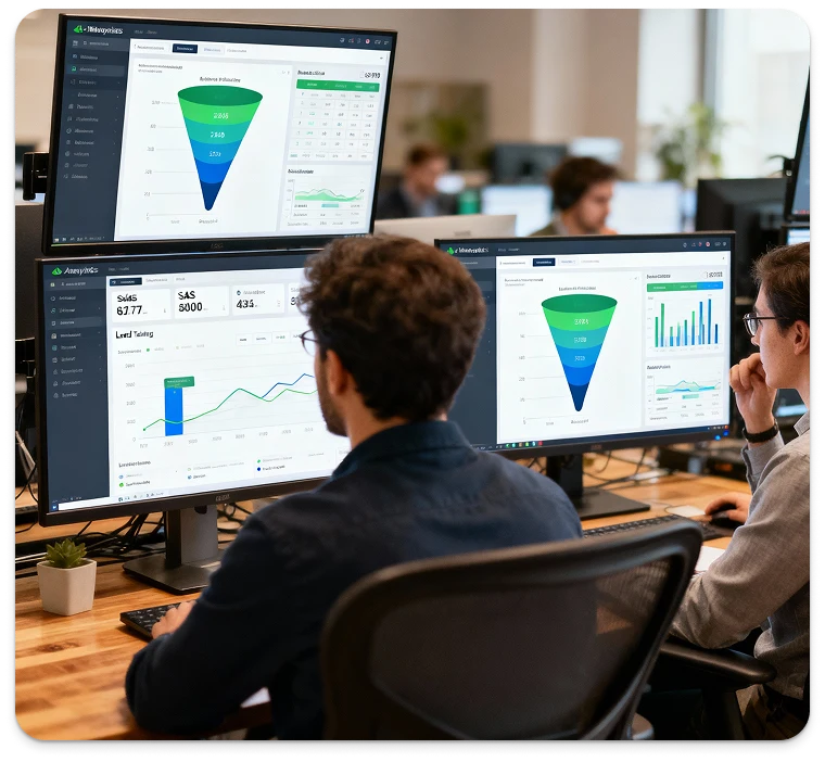 Industry specific analytics dashboards